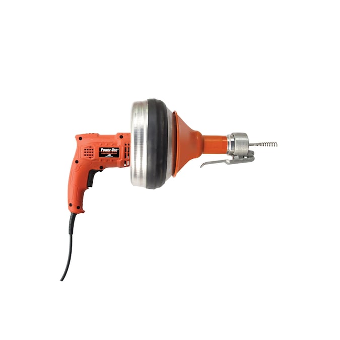 General Pipe Cleaners Power-Vee Electric Drain Opener With Case - Metal Drain Snake for 1.25-in to 3-in Pipes, Automatic Feed, Quick-Change Cartridge - Image 4