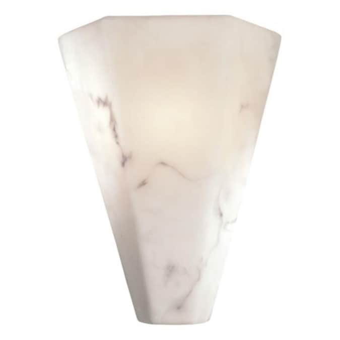 Minka Lavery Lavery Wall Sconce 9.125-in W 1-Light Antique White Modern/Contemporary Incandescent Wall Sconce
