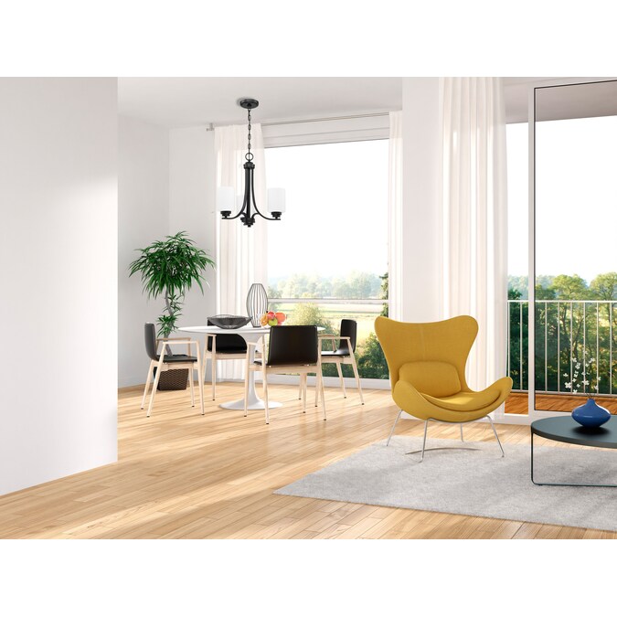 Craftmade Bolden 3-Light Black Transitional Dry rated Chandelier - Image 4