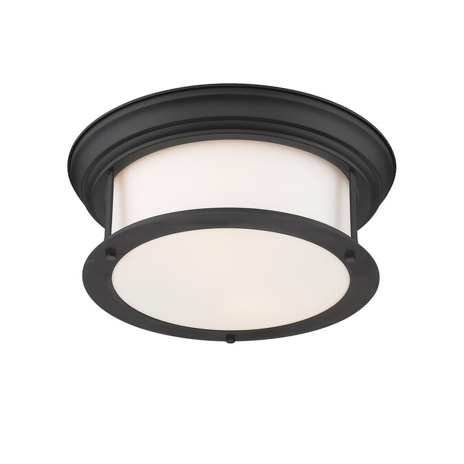 Z-Lite Sonna 1-Light Matte Black Flush Mount Light - Image 4