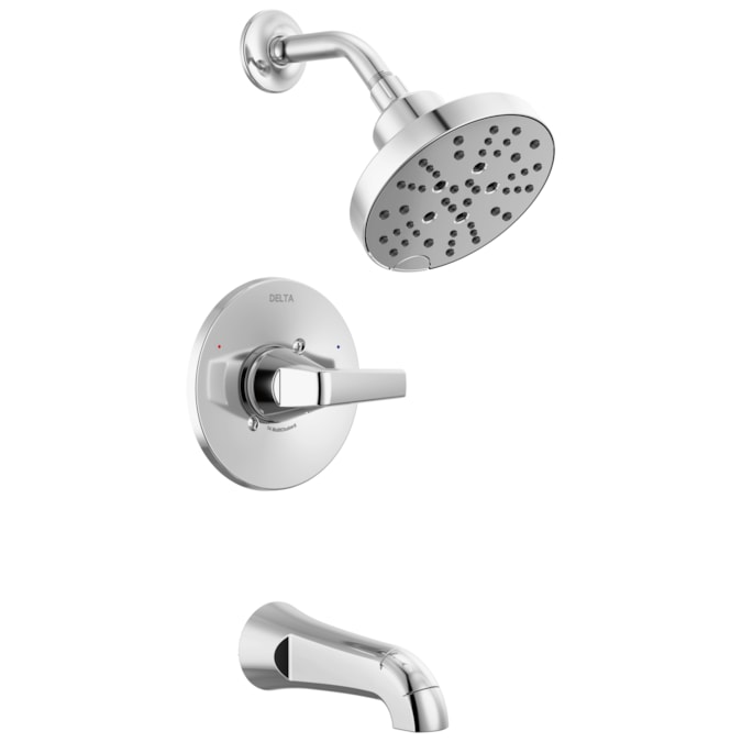 Delta Sparrow Chrome 1-handle Multi-function Round Bathtub and Shower Faucet