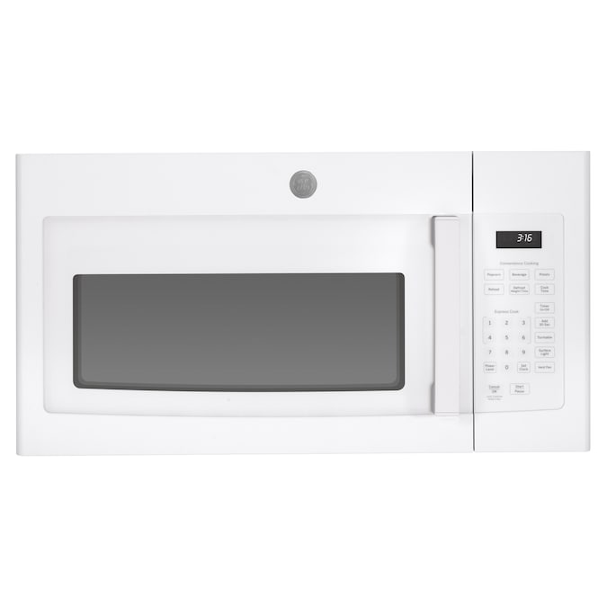GE 1.6-cu ft 1000-Watt 29.875-in Over-the-Range Microwave (White)