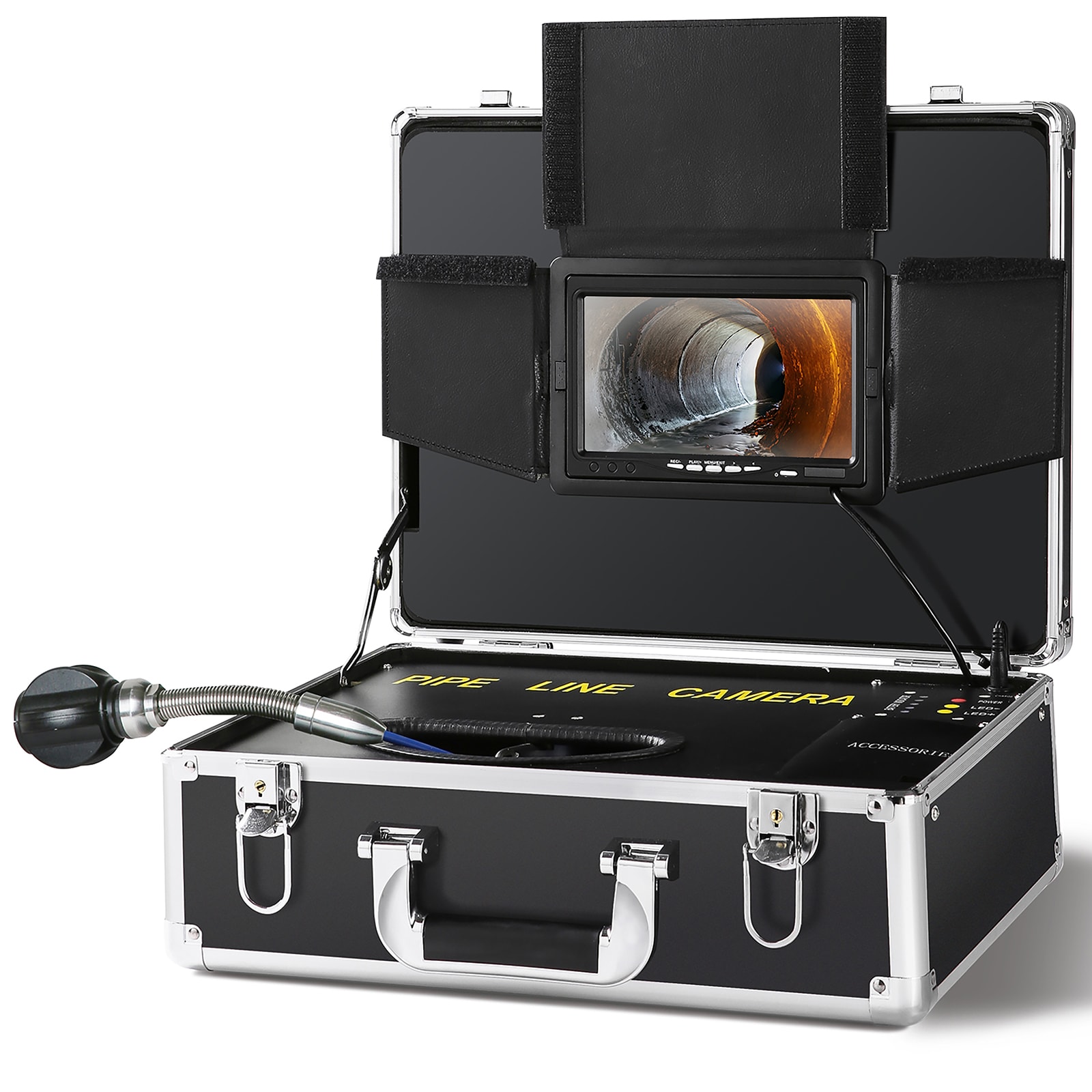 Sewer Camera Pipe Inspection Camera 7-inch 480p Screen Pipe Camera 66ft - Image 11
