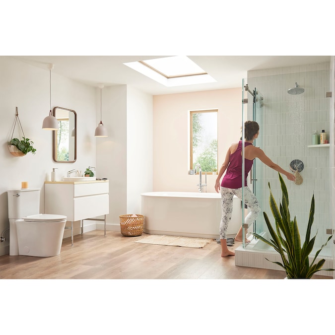 American Standard Studio s Polished Chrome 1-handle Single Function Round Shower Faucet - Image 8