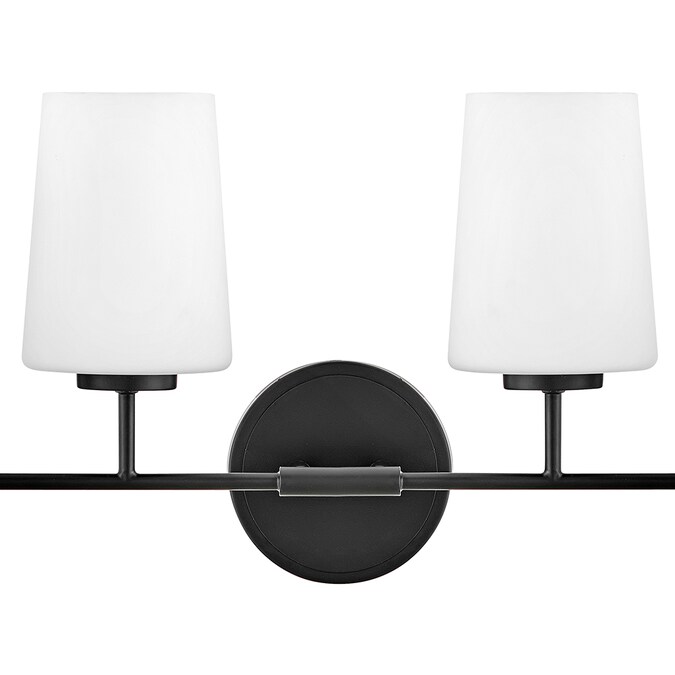 Lark Kline 33-in 4-Light Matte Black LED Transitional Vanity Light - Image 3