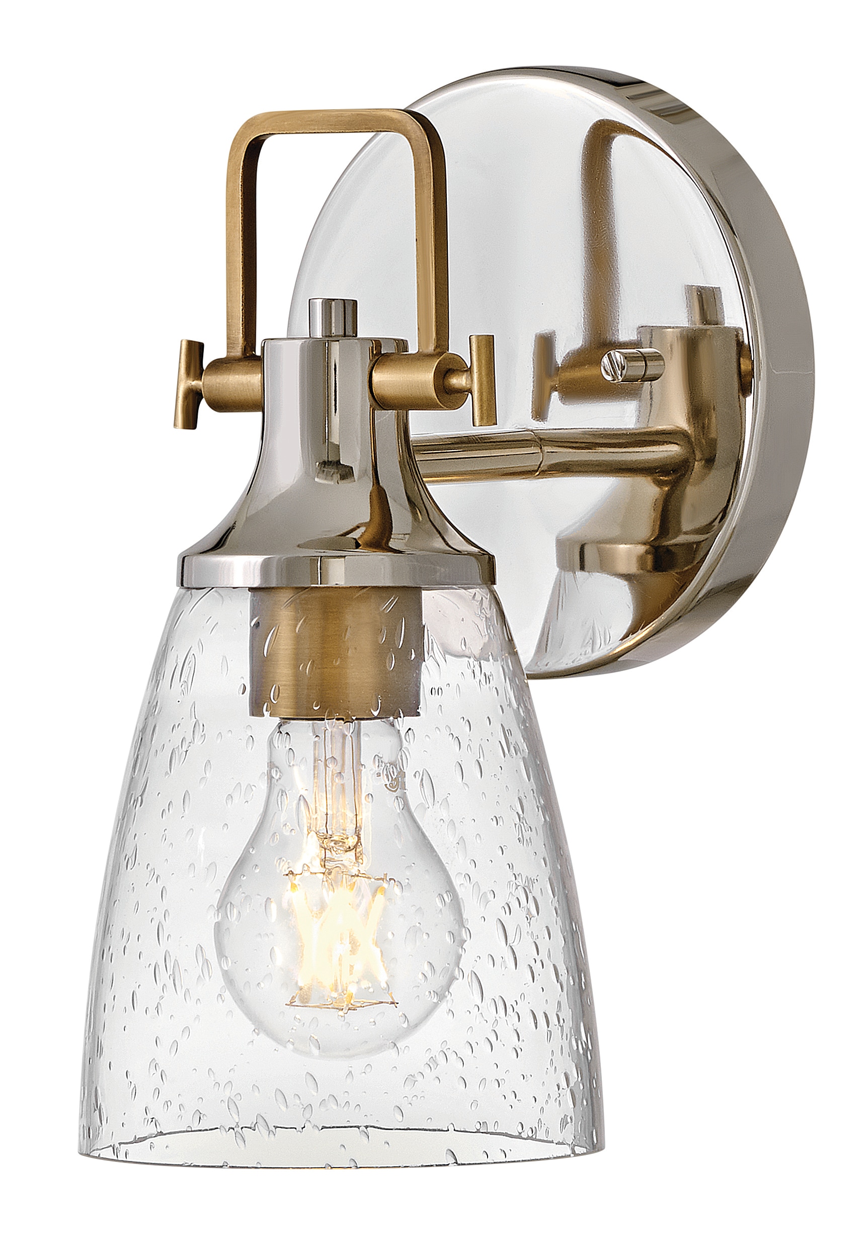 Easton 6-in 1 -Light Polished Nickel Industrial Vanity light
