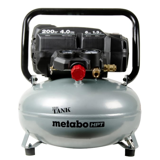 Metabo HPT The Tank 6-Gallon Portable Electric 200 PSI Pancake Air Compressor