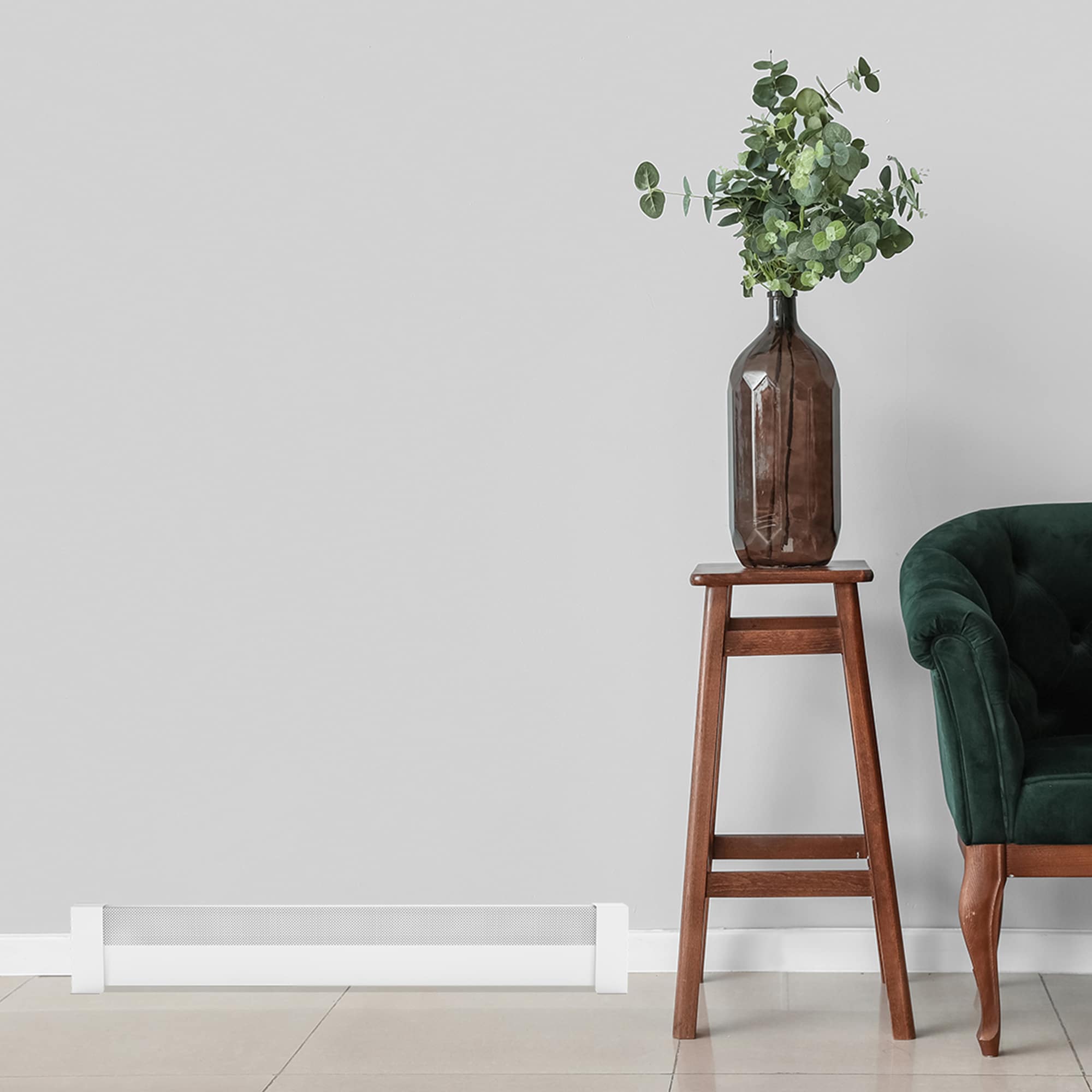 Basic 3-ft Hydronic Slip-on Baseboard Heater Cover - Image 3