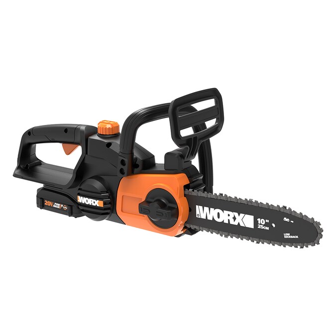 WORX Power Share 20-volt Max 10-in Battery 2 Ah Chainsaw (Battery and Charger Included)