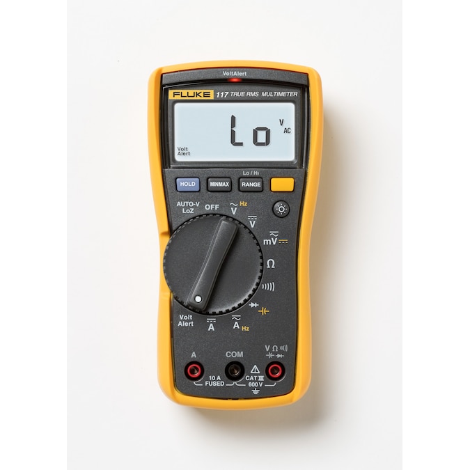 Fluke 117 Electrician's Non-Contact Digital Display Multimeter 10 Amp 600-Volt