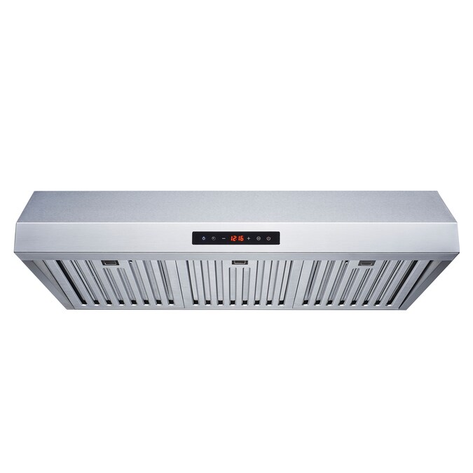 Winflo 30-in 500-CFM Convertible Stainless Steel Under Cabinet Range Hoods Undercabinet Mount