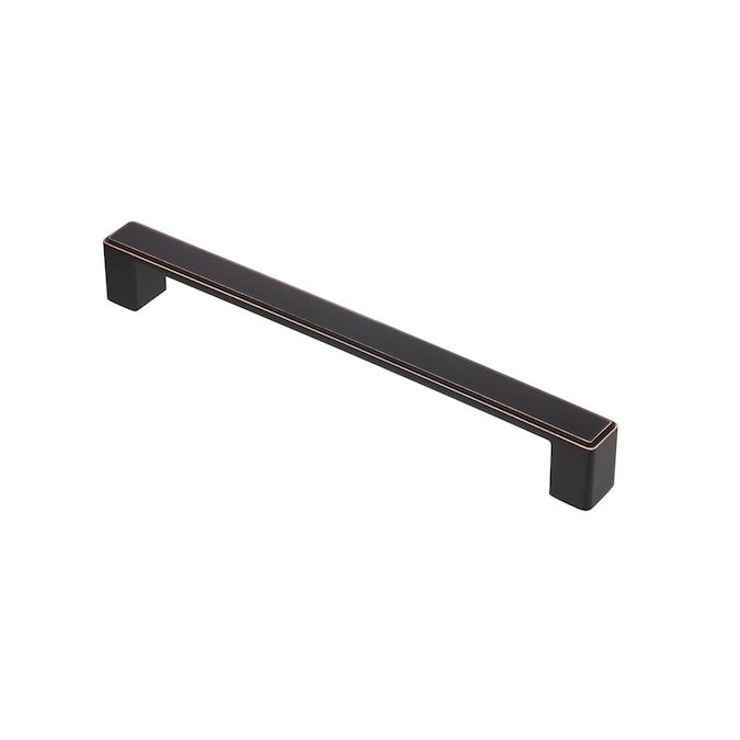 Kingsman Hardware Nepoli series 7-1/2-in (192Mm) Center to Center Oil Rubbed Bronze Rectangular Bar Drawer Pulls (50-Pack)