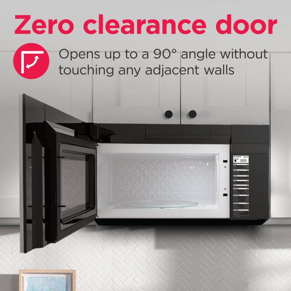 Gallery 1.9-cu ft 29.88-in Over-the-Range Microwave with Sensor Cooking ( Fingerprint Resistant Stainless Steel ) - Image 3