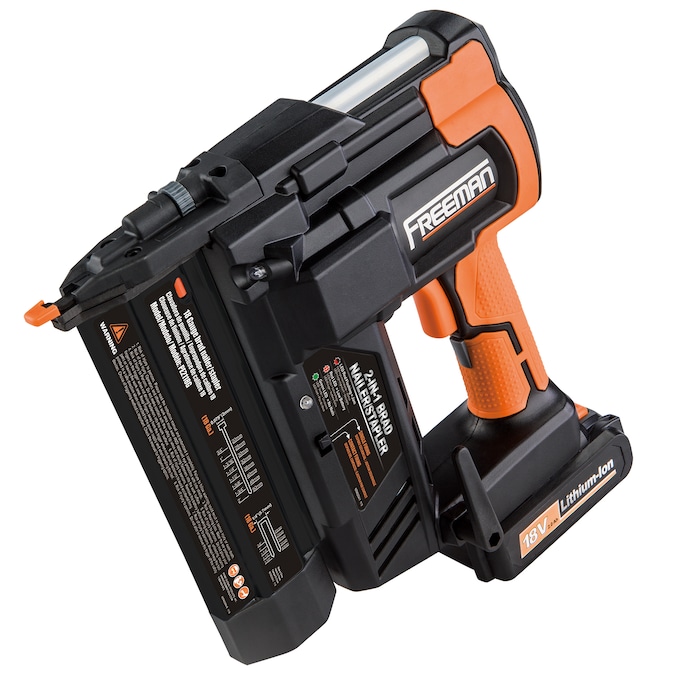 FREEMAN 2-in 18-Gauge Cordless Straight Brad Nailer (Battery and Charger Included)