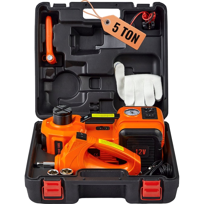 VEVOR Orange 5-Ton Steel Hydraulic Jack Kit