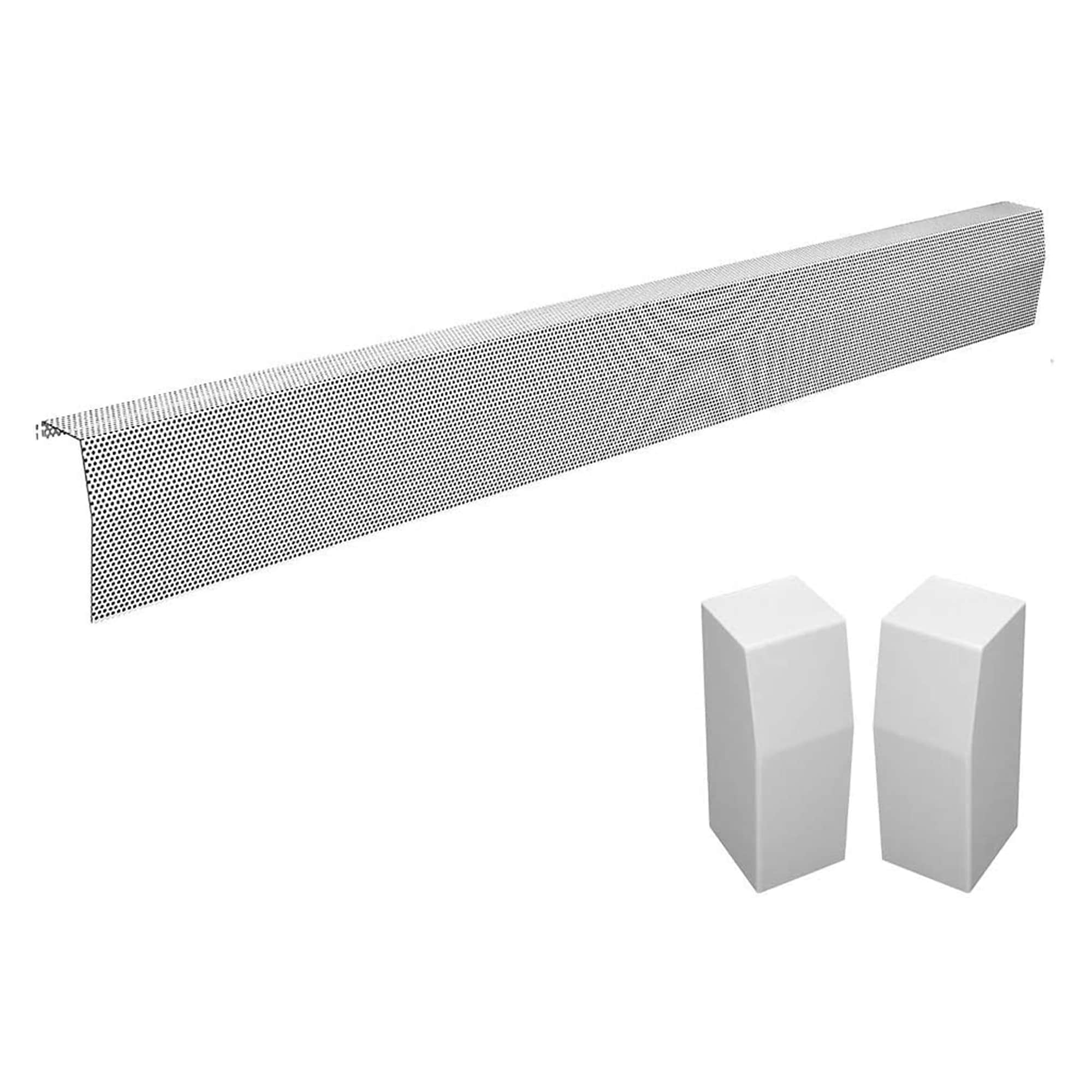 Premium 7-ft Hydronic Slip-on Baseboard Heater Cover