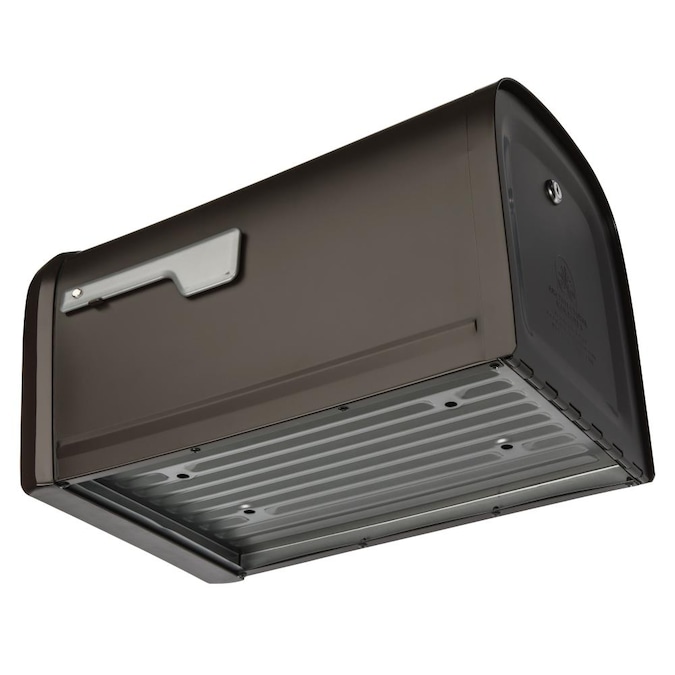 Architectural Mailboxes Post Mount Bronze Metal Large Lockable Mailbox - Image 13