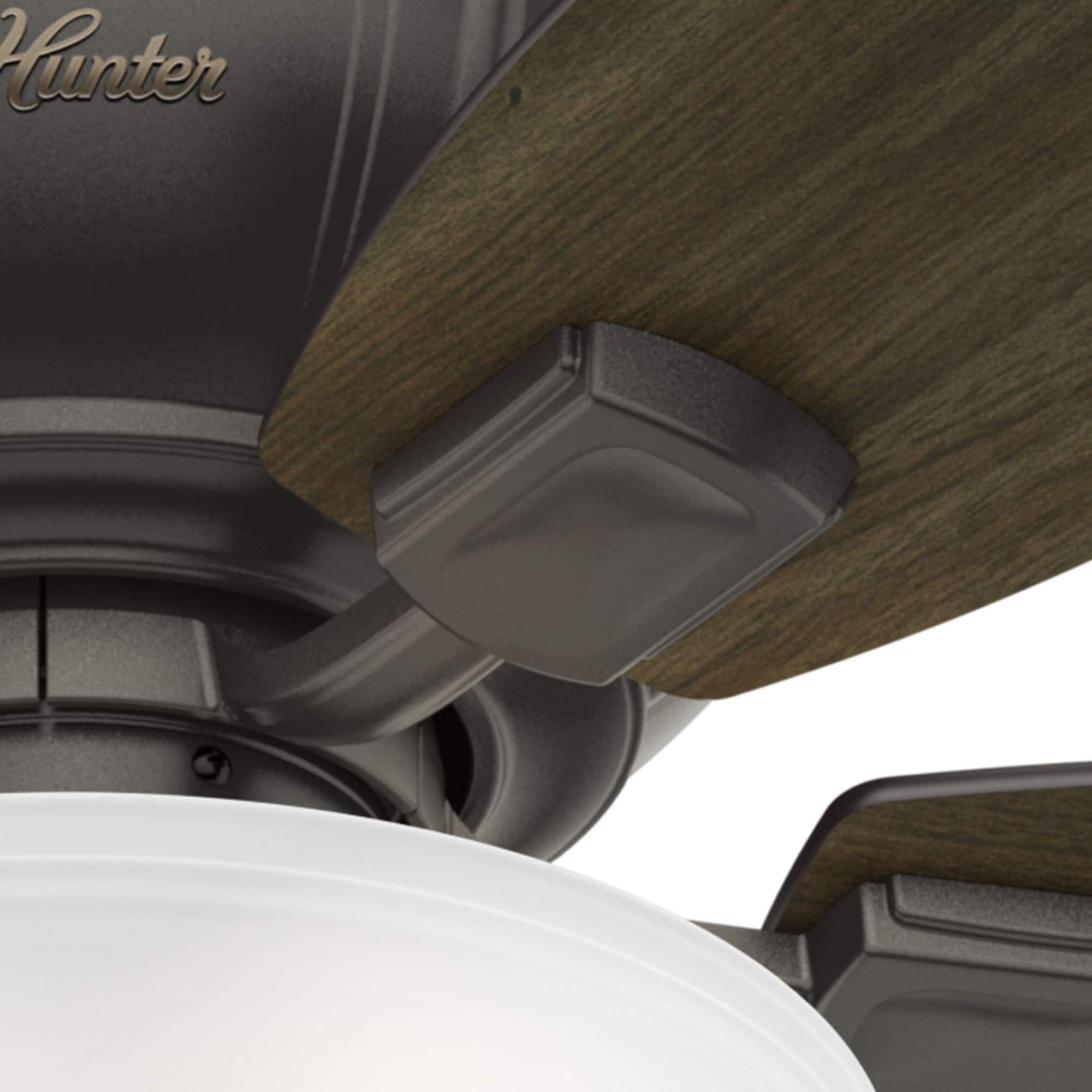 Kenbridge 52-in Noble Bronze with Barnwood/Dark Walnut Blades With Light ( 5 -Blade ) - Image 9