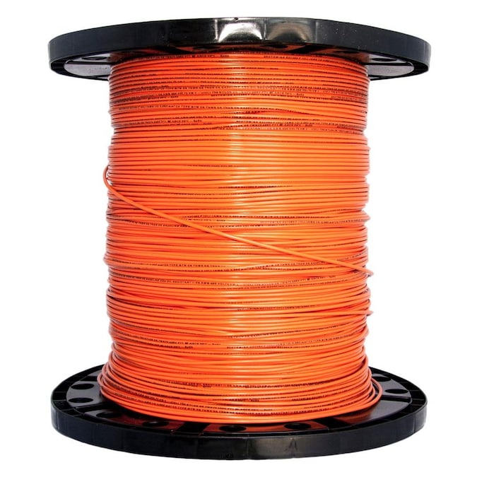 Southwire SIMpull 500-ft 8-AWG Orange Stranded Copper Thhn Wire (By-the-roll)