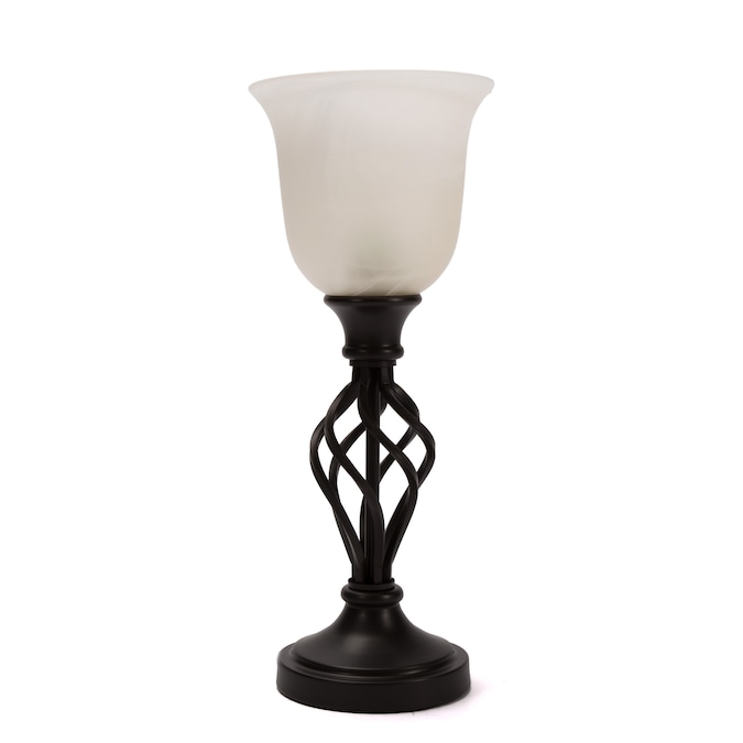 allen + roth Clairiby Transitional Medium Base (e-26) Lamp Set with Off-white Shades - Image 8