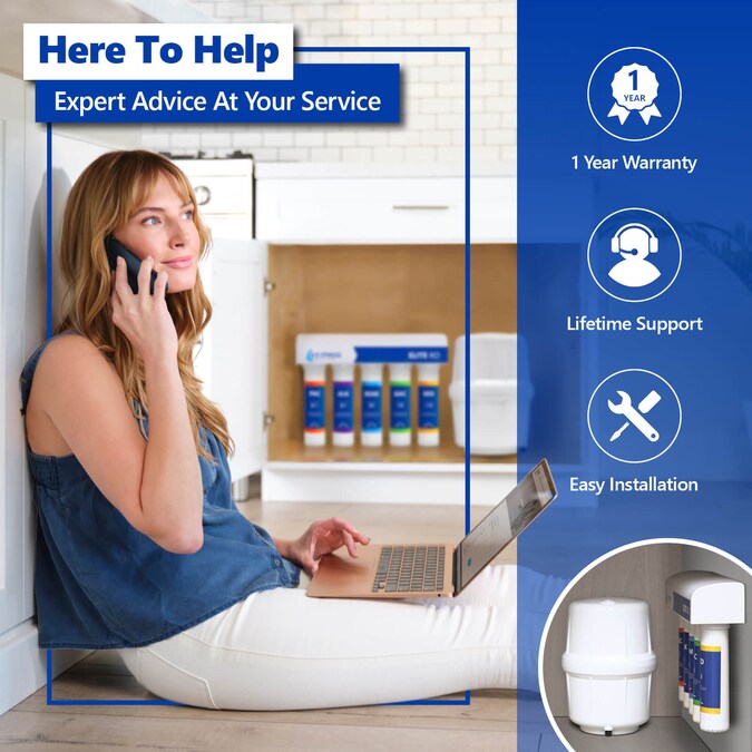 Express Water ROELITE9 5-stage Multi-method Reverse Osmosis Filtration System - Image 7