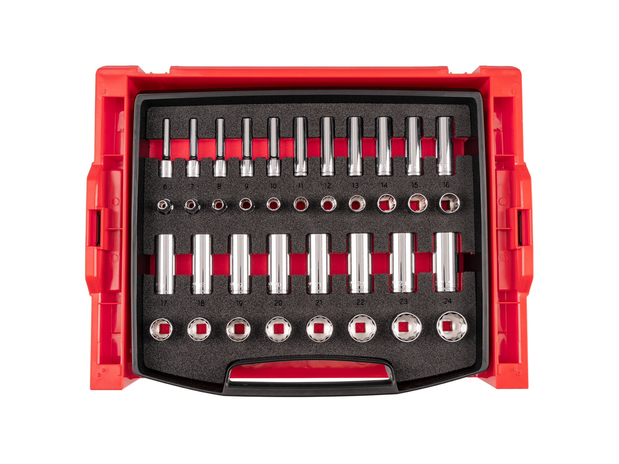3/8-in Drive Metric Shallow/Deep Socket Set 38 -Pieces