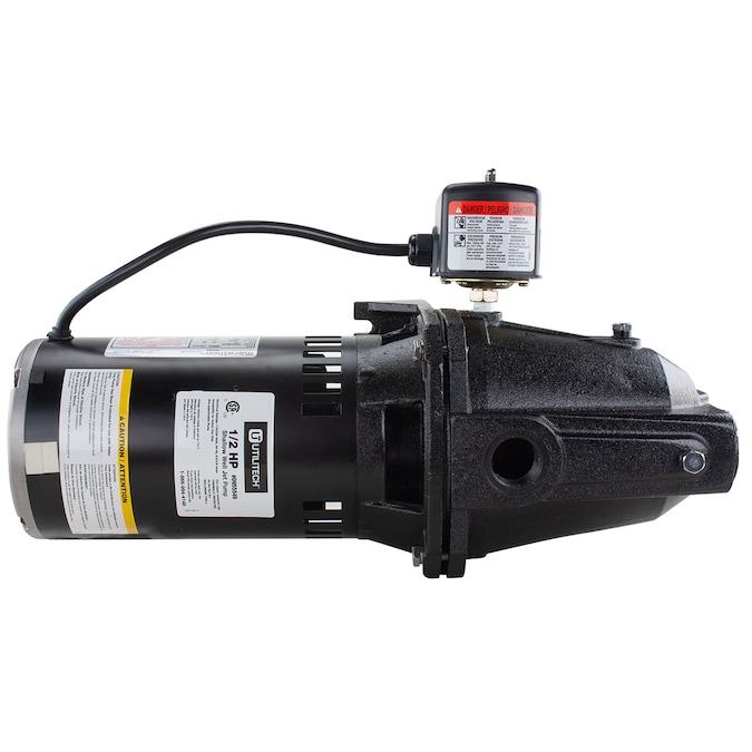 Utilitech 1/2-HP 11-GPM Cast Iron Shallow Well Jet Pump - Image 4