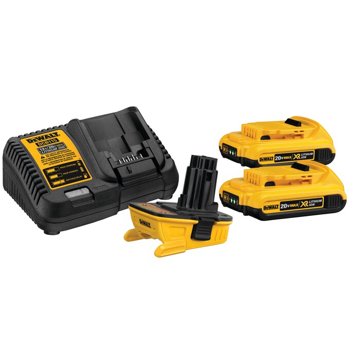 DEWALT 20-V 2-Pack Lithium Battery Adapter Kit (2 Ah)