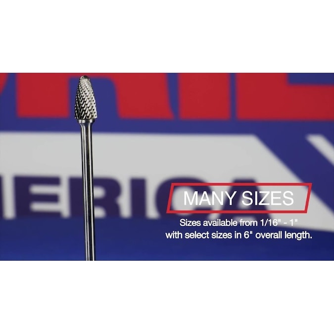 Drill America 28-Piece Tungsten Carbide Set Cutting Bur Accessory Kit - Image 8