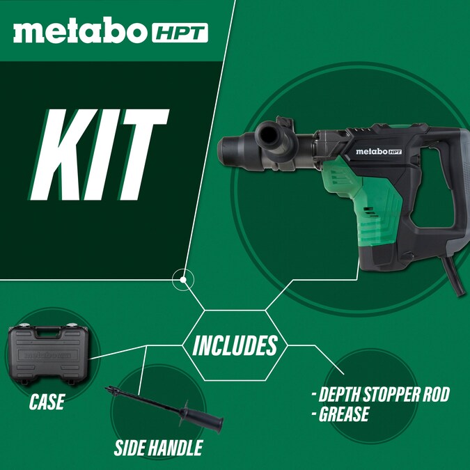 Metabo HPT 10-Amp 1-9/16-in Sds-max Corded Rotary Hammer Drill - Image 2
