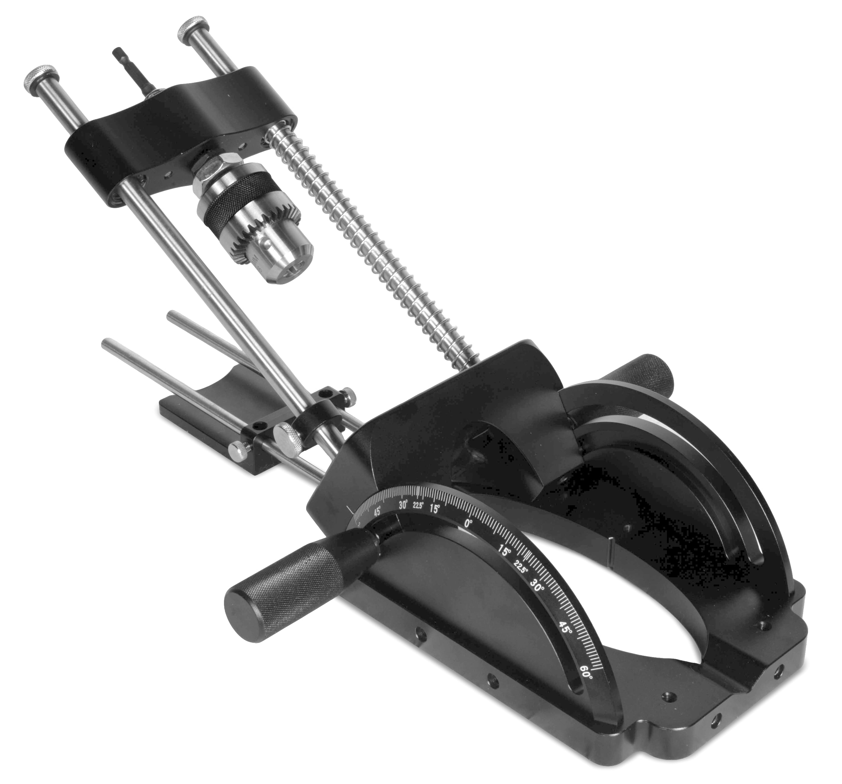 Portable Drill Guide, Heavy-Duty and Adjustable Precision Drill Press Adjustable Drill Press Attachment - Image 4