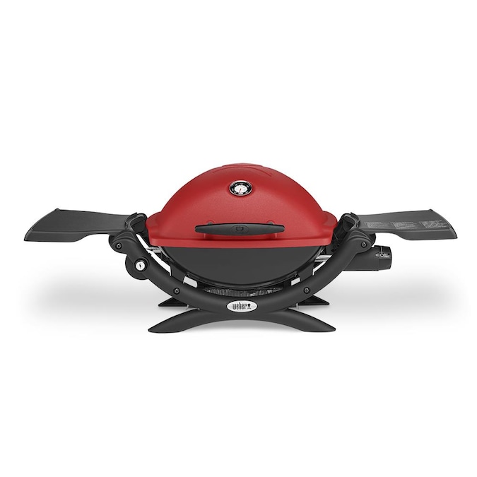 Weber Q 1200 189-Sq in Red Portable Liquid Propane Grill