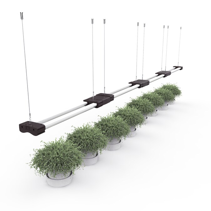 DYMOND 23.62-in 1-Light Gray 80-Watt Full Spectrum LED Strip Grow Light - Image 9