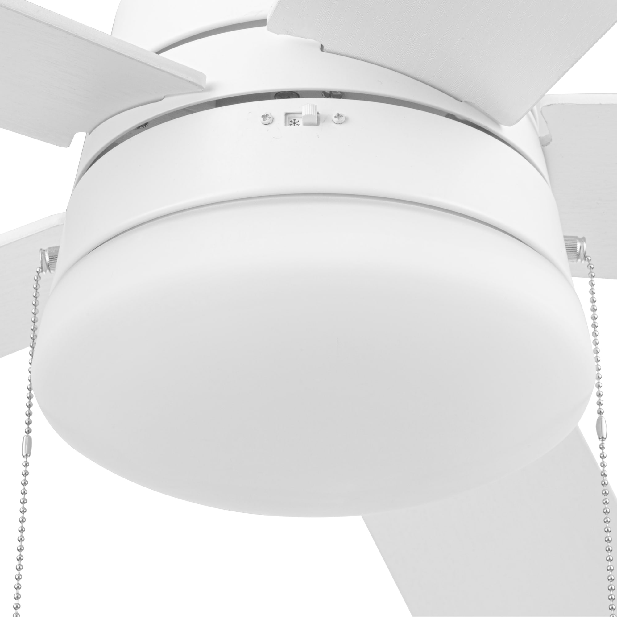 Kennerly 44-in Integrated LED Outdoor White with White/Gray Wash Blades Ceiling Fan With Light ( 5 -Blade ) - Image 14