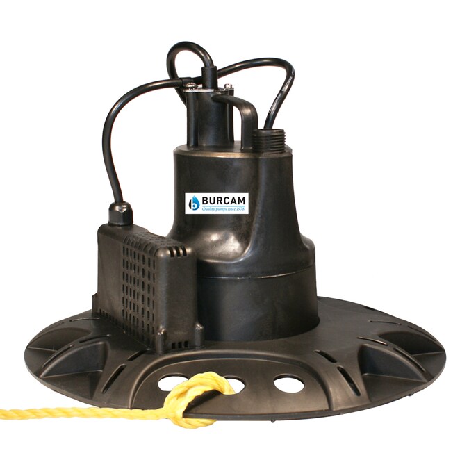 Burcam 1/6-HP 115-Volt 12.5-GPM Thermoplastic Submersible Utility Pump