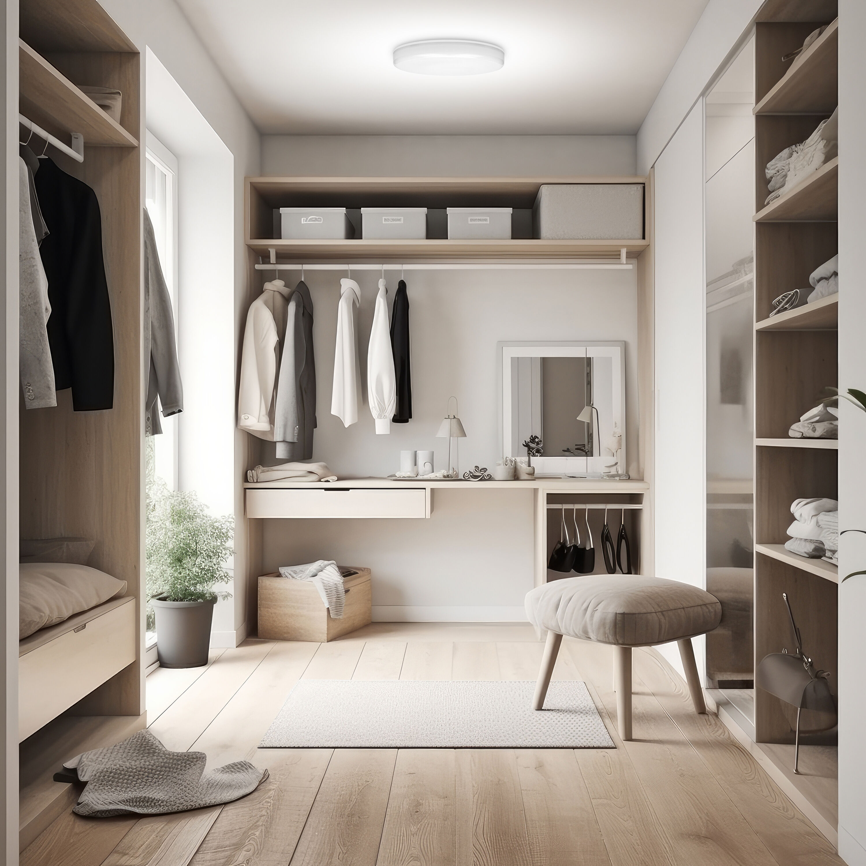 Infinite 16-in White Integrated LED Flush Mount Light - Image 3