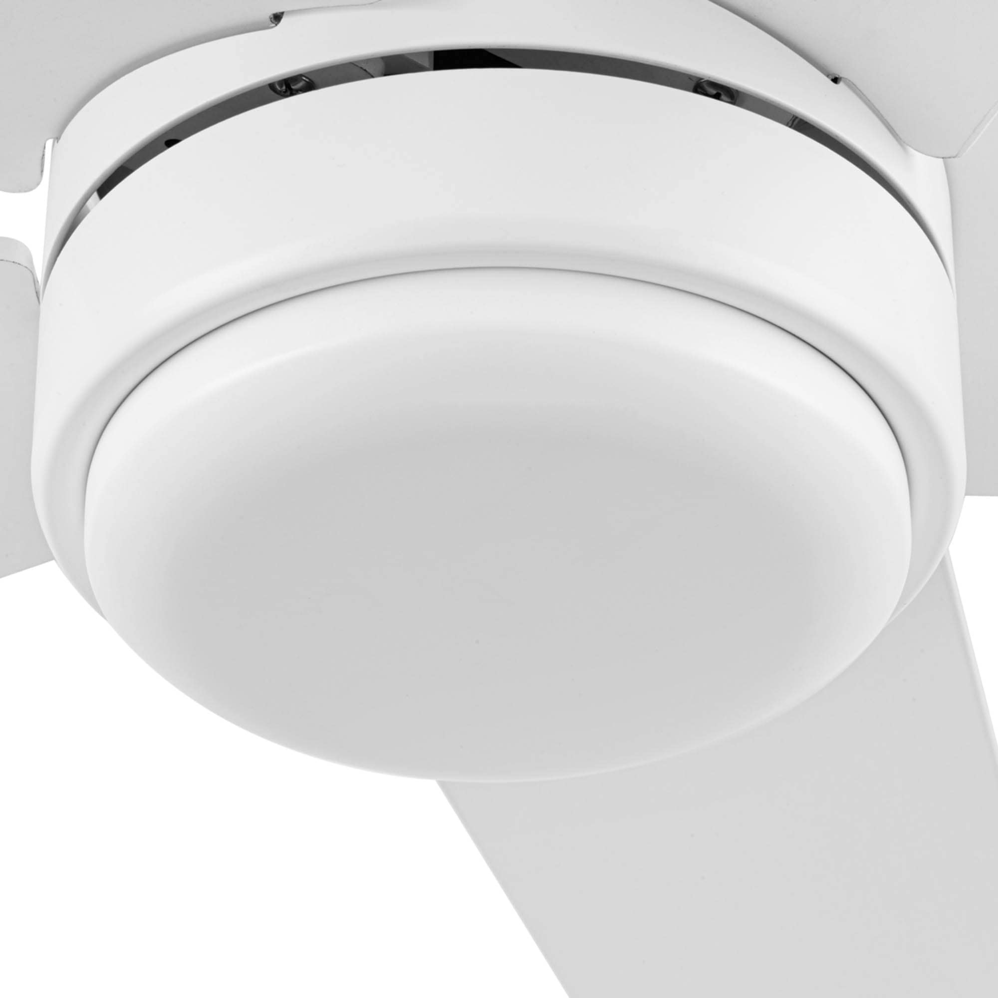 Carlow 52-in Color-Changing Outdoor White with White/Driftwood Blades Ceiling Fan With Light - Remote Included ( 5 -Blade ) - Image 14