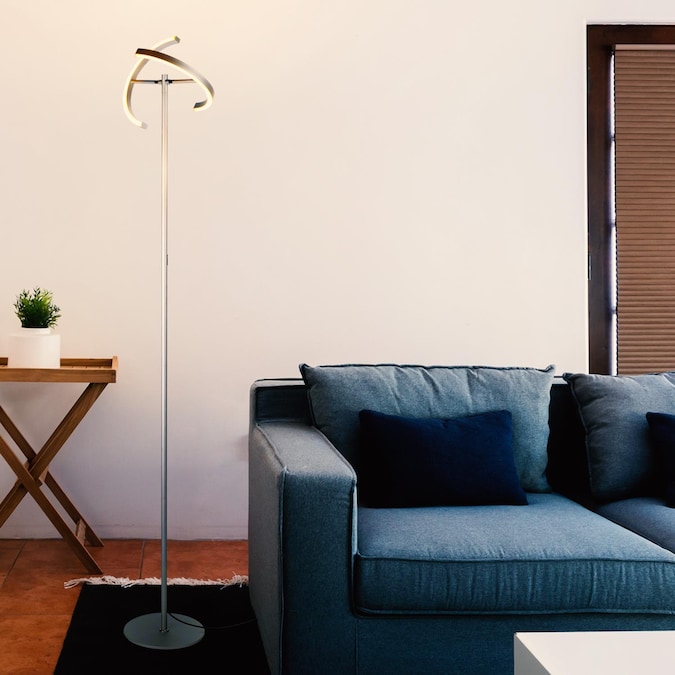 Brightech 72-in Silver Torchiere Floor Lamp - Image 8