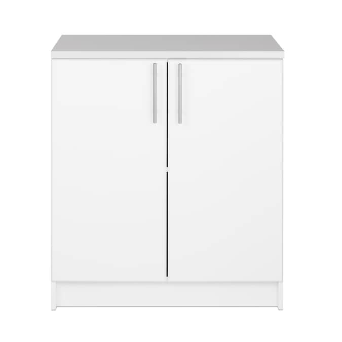 Prepac Elite 64-in W x 65-in H Wood Composite White Freestanding Utility Storage Cabinet - Image 7