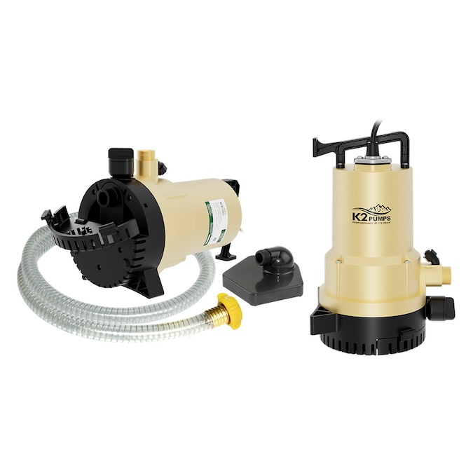 K2 Pumps 1/4-HP 115-Volt 27-GPM Thermoplastic Submersible Utility Pump