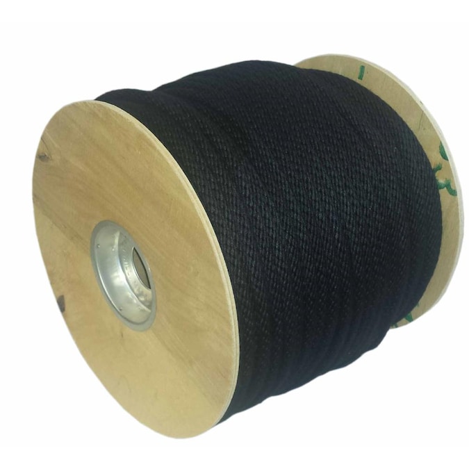 T.W. Evans Cordage 0.375-in x 600-ft Braided Polyester Rope (By-the-Roll)