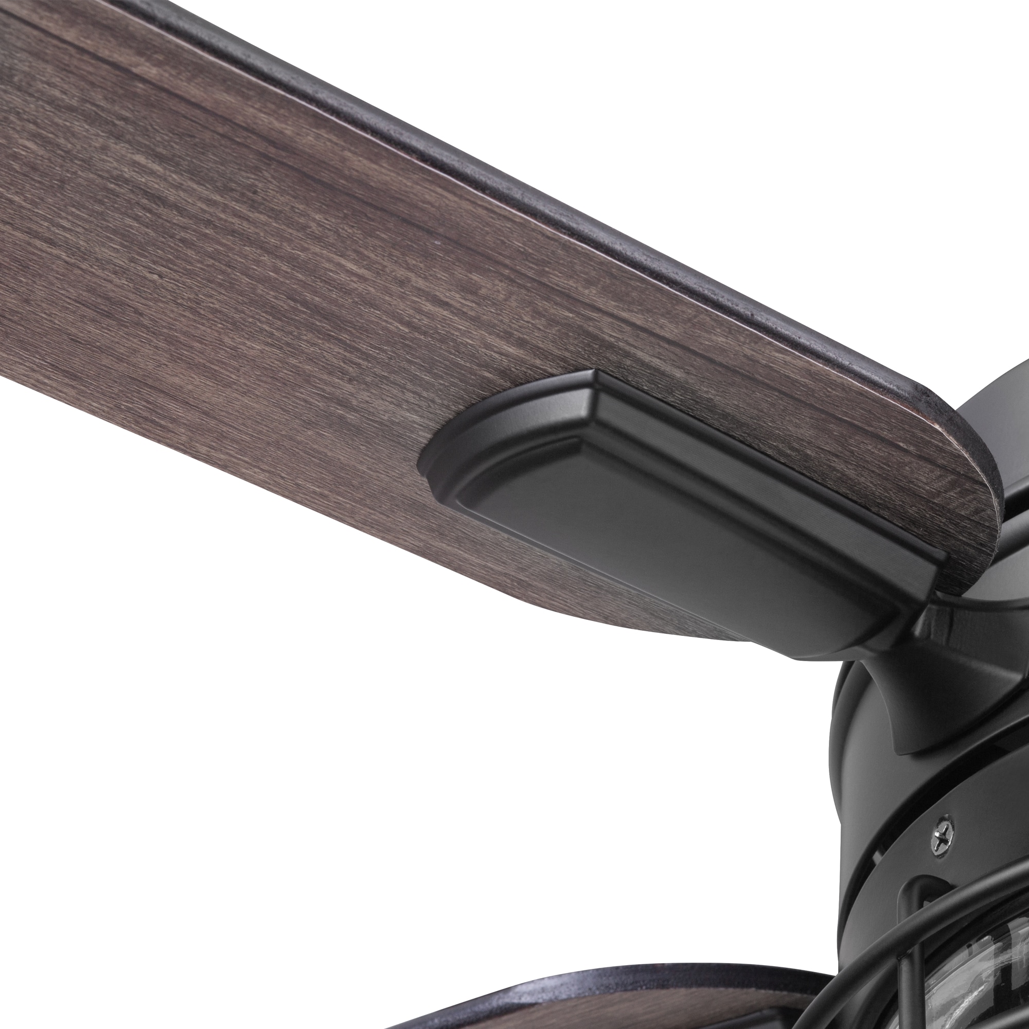 Lindholm 52-in Outdoor Matte Black with Mocha/Espresso Blades Ceiling Fan With Light - Remote Included ( 5 -Blade ) - Image 17