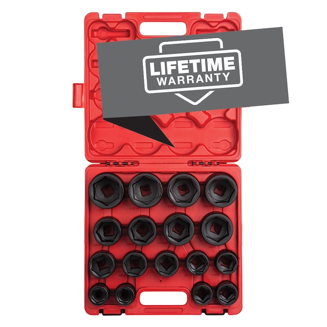 SUNEX TOOLS 14-Piece Standard (SAE) 3/4-in Drive Set 6-point Impact Socket Set