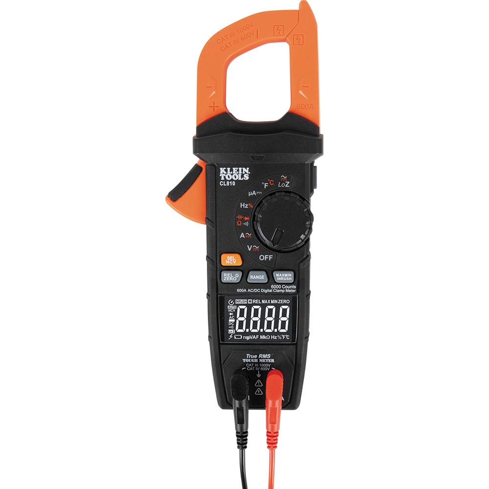 600A AC/DC Auto-Ranging Digital Pro Clamp Meter with Worklight - Image 15