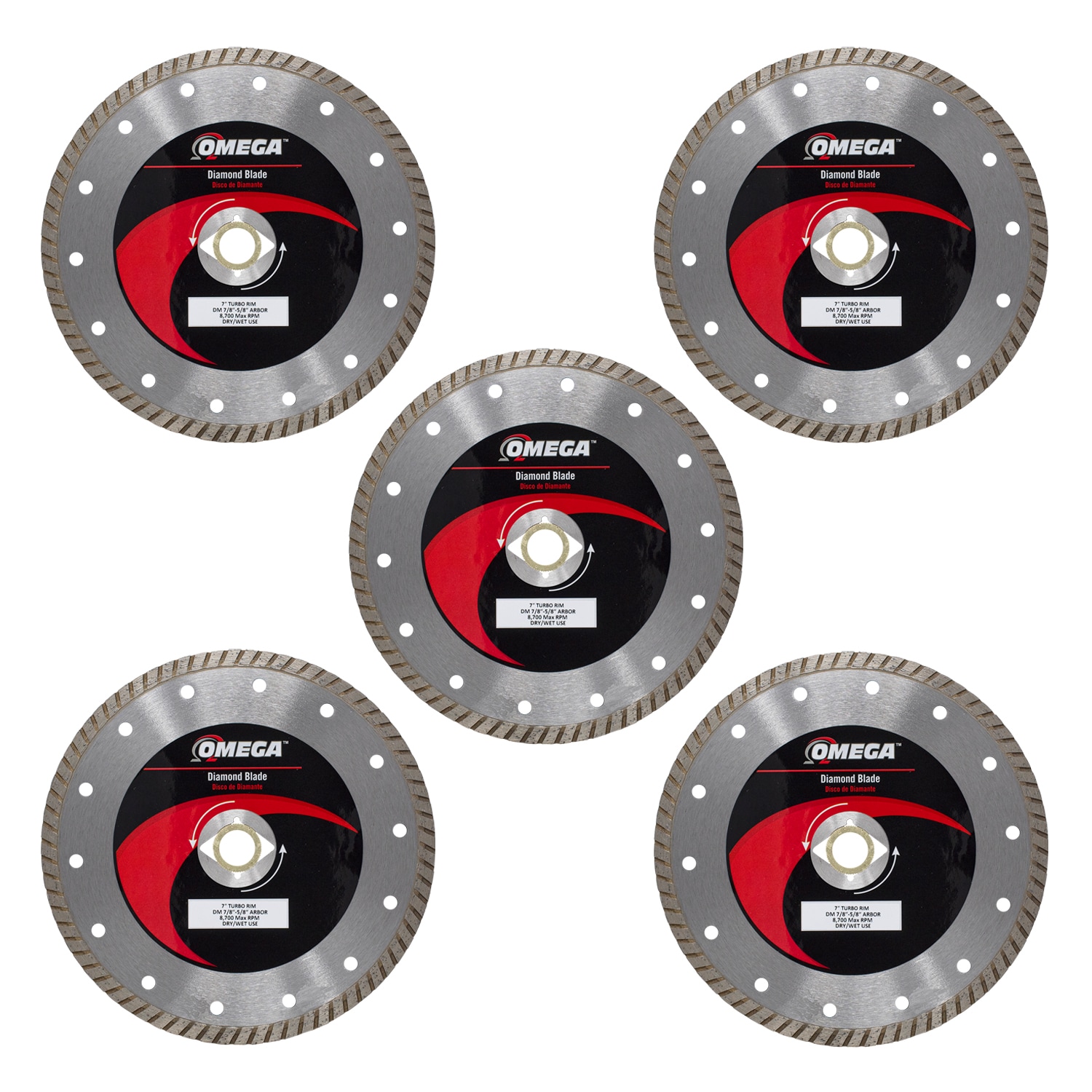 7" Turbo Blades 7-in Wet/Dry Turbo Rim Diamond Saw Blade