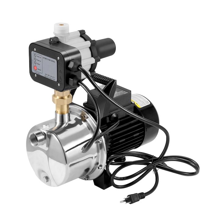 VEVOR 1-1/2-HP 115-Volt 20-GPM Stainless Steel Shallow Well Jet Pump