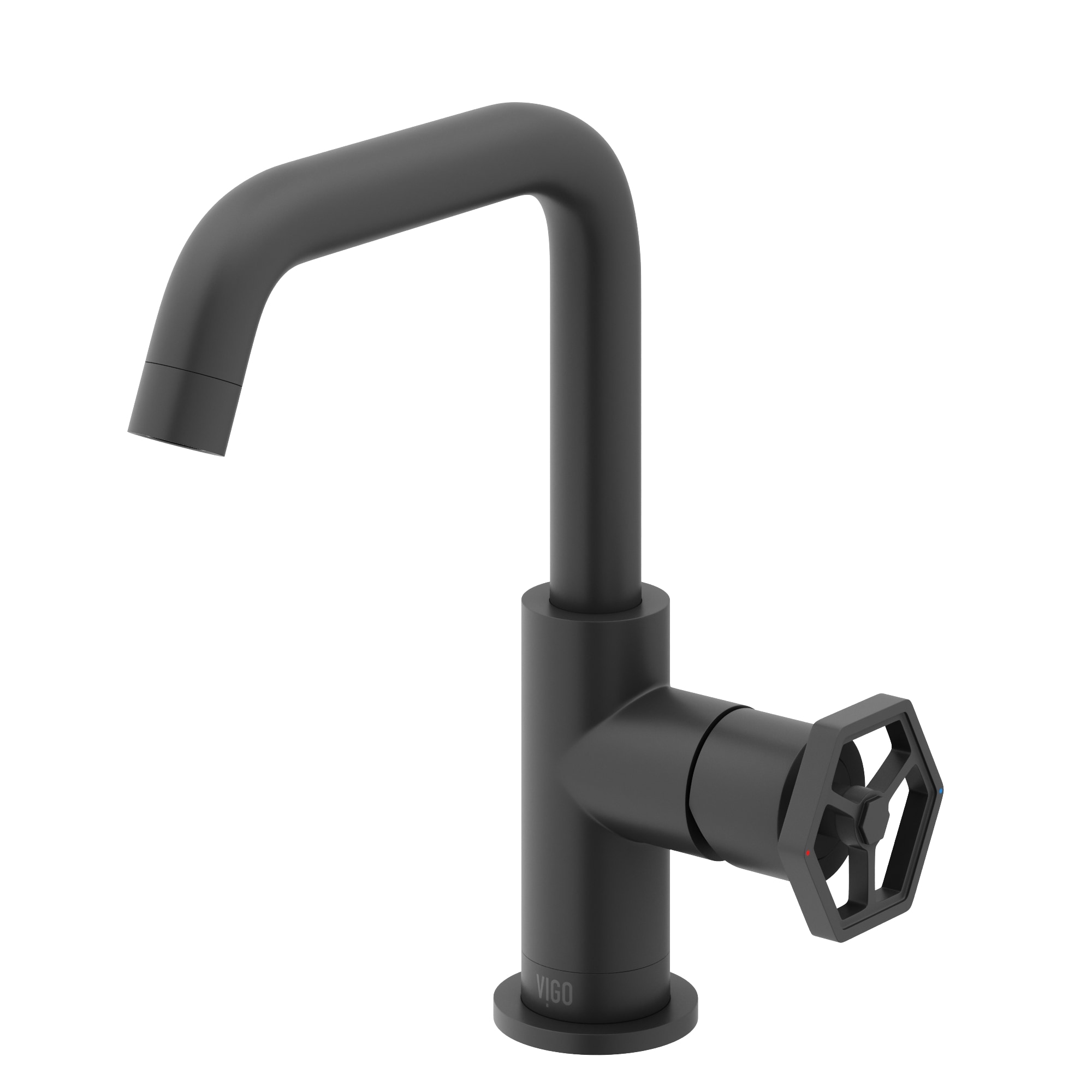 Ruxton Matte Black Single hole 1-handle WaterSense High-arc Commercial/Residential Handle Bathroom Sink Faucet
