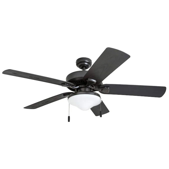 Honeywell Belmar 52-in Bronze LED Indoor/Outdoor Downrod or Flush Mount Ceiling Fan with Light (5-Blade) - Image 3