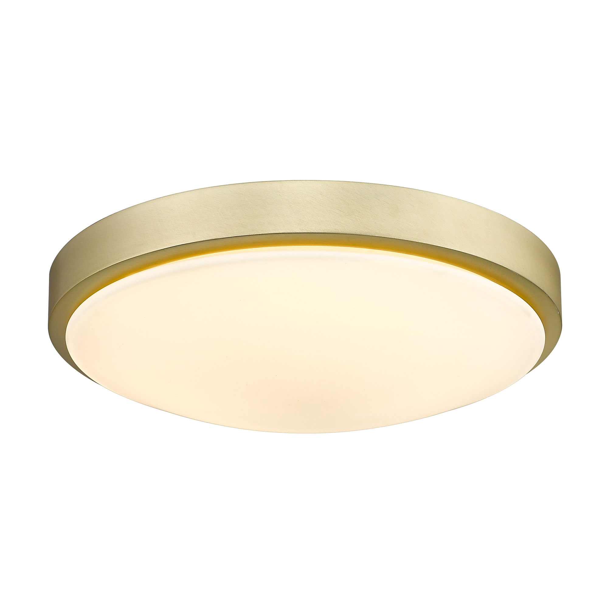 Gabi 1 -Light 12.25-in Brushed Bronze Flush Mount Light