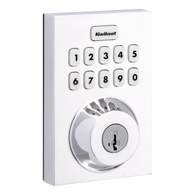 Kwikset Home Connect 620 Contemporary Polished Chrome Smart Lock Electronic Deadbolt Smartkey with Keypad